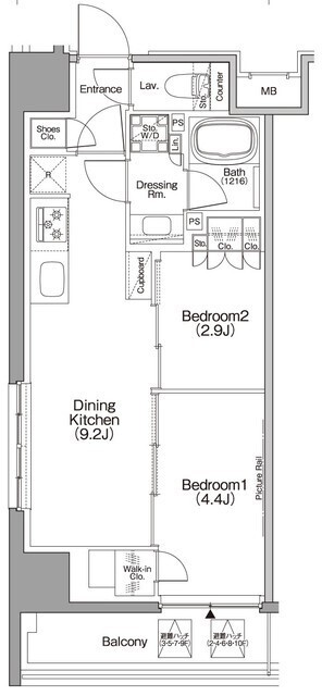 ザ・パークハビオ本所吾妻橋の間取図
