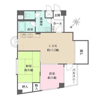 ビラ松濤の間取図