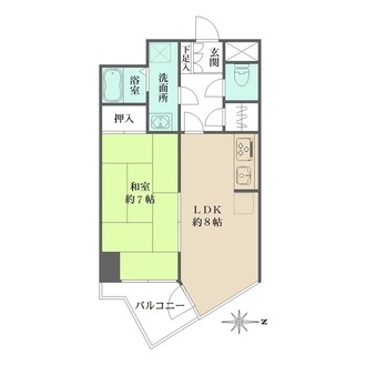 コーポリヴァーストンの間取図