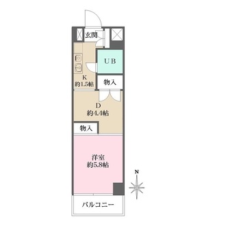 リーラ仲御徒町の間取図