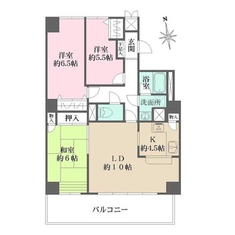 センターまちやの間取図