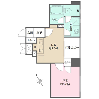 藤和シティホームズ上野山伏町の間取図