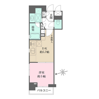 藤和シティホームズ御徒町ＩＩの間取図