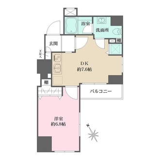 スパッジオ蔵前の間取図