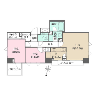 パークハウス本郷三丁目アーバンスの間取図