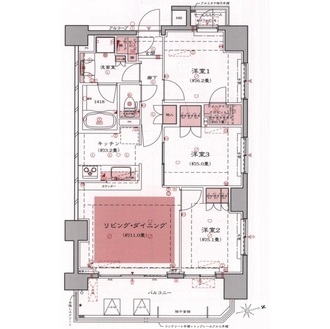 ＢＥＬＩＳＴＡ亀戸の間取図