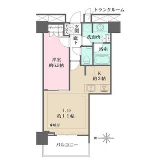 パークハウス清澄白河タワーの間取図