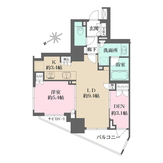 ザ・パークハウス小石川春日の間取図