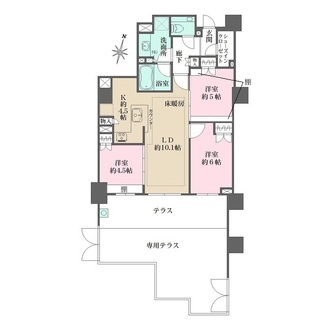 ザ・パークハウス池之端の間取図