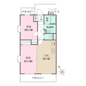 ゼンニムＩＩの間取図