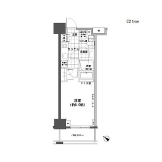 パークハビオ人形町の間取図