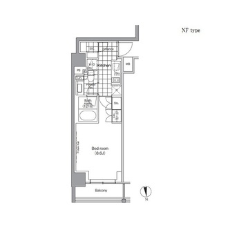 パークハビオ門前仲町の間取図