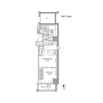 パークハビオ門前仲町の間取図