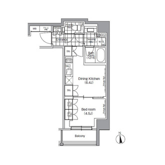 パークハビオ門前仲町の間取図
