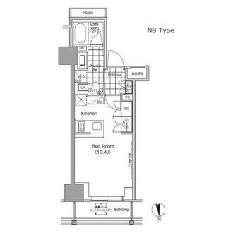 パークハビオ門前仲町の間取図