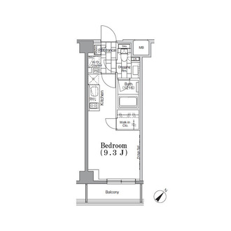 ＯＮＥ　ＲＯＯＦ　ＦＬＡＴ　ＴＳＵＫＩＳＨＩＭＡの間取図