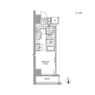 パークハビオ秋葉原エストの間取図