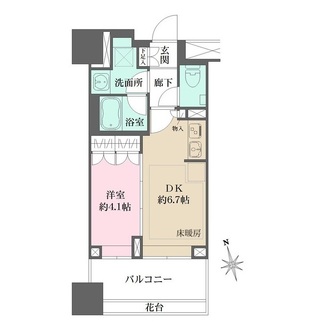 ザ・パークハウス上野の間取図