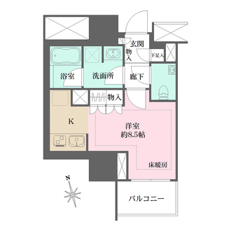 ザ・パークハウス上野の間取図