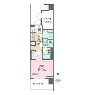 ザ・パークハウス上野池之端レジデンスの間取図