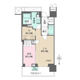 ザ・パークハウス晴海タワーズ　ティアロレジデンスの間取図