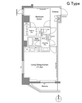 ザ・パークハビオ上野御徒町の間取図