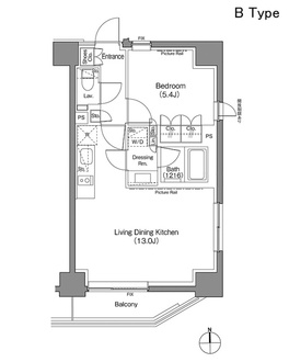 ザ・パークハビオ上野御徒町の間取図