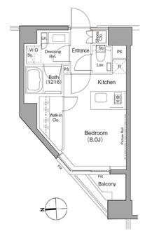 ザ・パークハビオ根岸三丁目の間取図