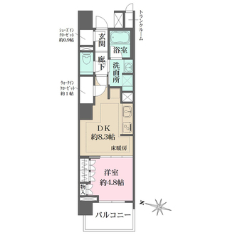 ザ・パークハウス文京白山の間取図