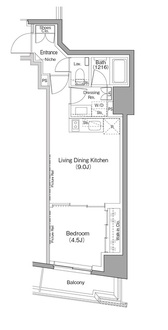ザ・パークハビオ日本橋小伝馬町の間取図