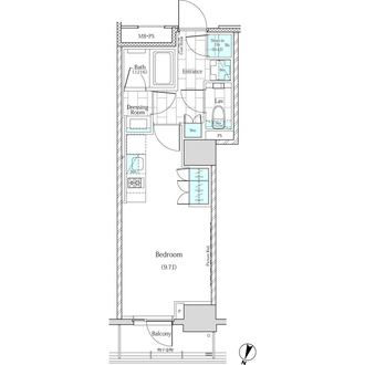ザ・パークワンズ神田の間取図