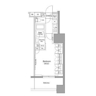 ザ・パークハビオ木場の間取図