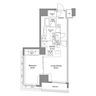 ザ・パークハビオ日本橋馬喰町の間取図