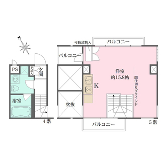 ザ・リバーハウスの間取図