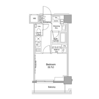 ザ・パークハビオ住吉の間取図