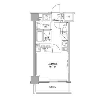 ザ・パークハビオ住吉の間取図