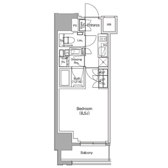ザ・パークハビオ新御徒町の間取図
