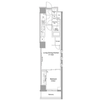 ザ・パークハビオ小石川の間取図