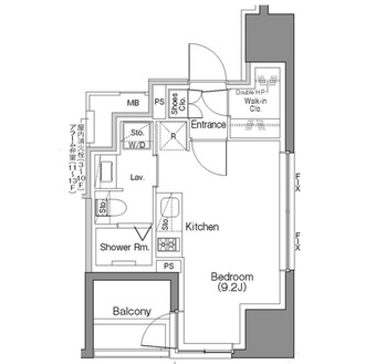 ザ・パークハビオＳＯＨＯ大手町の間取図