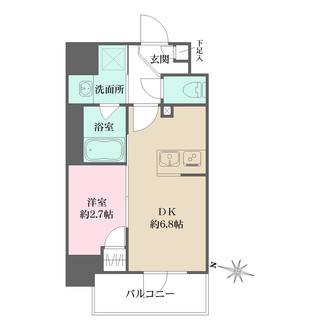 プライムアーバン菊川の間取図