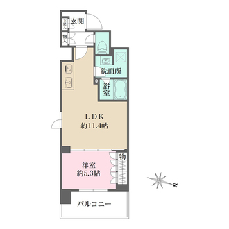 プライムアーバン菊川の間取図