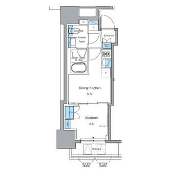 ルフォンプログレ秋葉原ＥＡＳＴの間取図