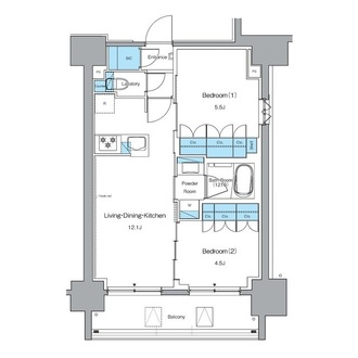 ルフォンプログレ秋葉原ＥＡＳＴの間取図
