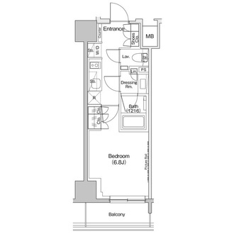 ザ・パークハビオ入谷の間取図