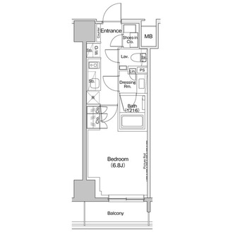 ザ・パークハビオ入谷の間取図