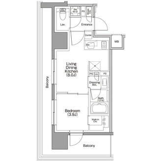 ザ・パークハビオ行徳駅前の間取図