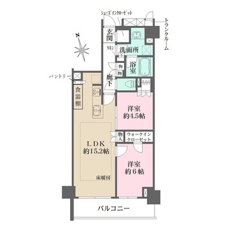 パークホームズ新小岩三丁目の間取図