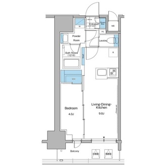ルフォンプログレ秋葉原マークスの間取図