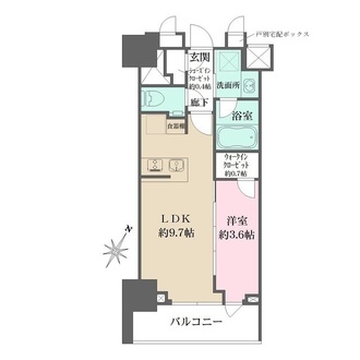 ザ・パークワンズ日本橋人形町の間取図