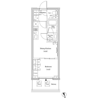 ザ・パークハビオ北千住の間取図